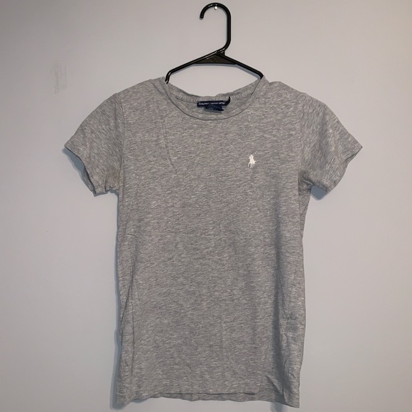 gray short sleeve ralph lauren top - Picture 2 of 4